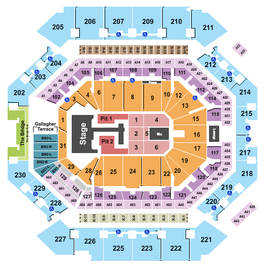 Barclays Center Teddy Swims Seating Chart